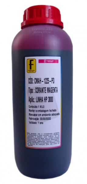 Tinta HP 3000 Magenta Corante - 1 Litro - Formulabs