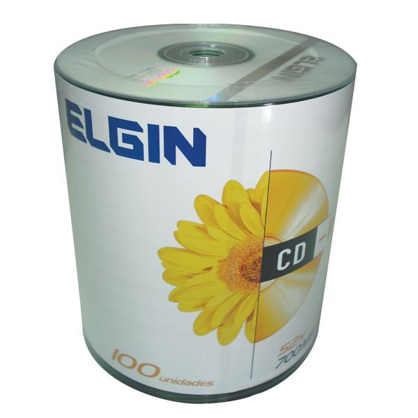 CD-R 52x 700MB 80 min. 100 unid. ELGIN - Loja de suprimidia